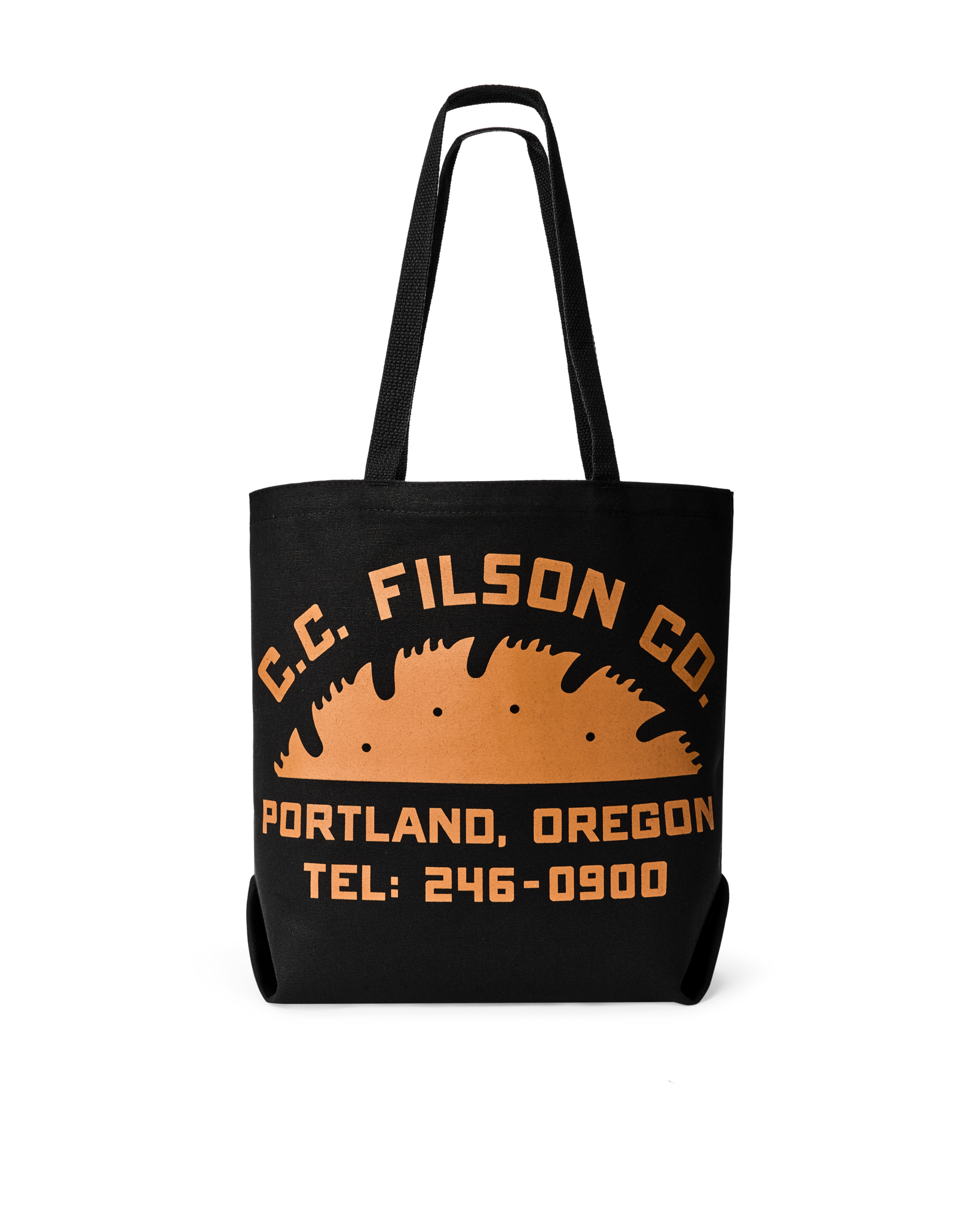 Portland Graphic Tote Bag - Black