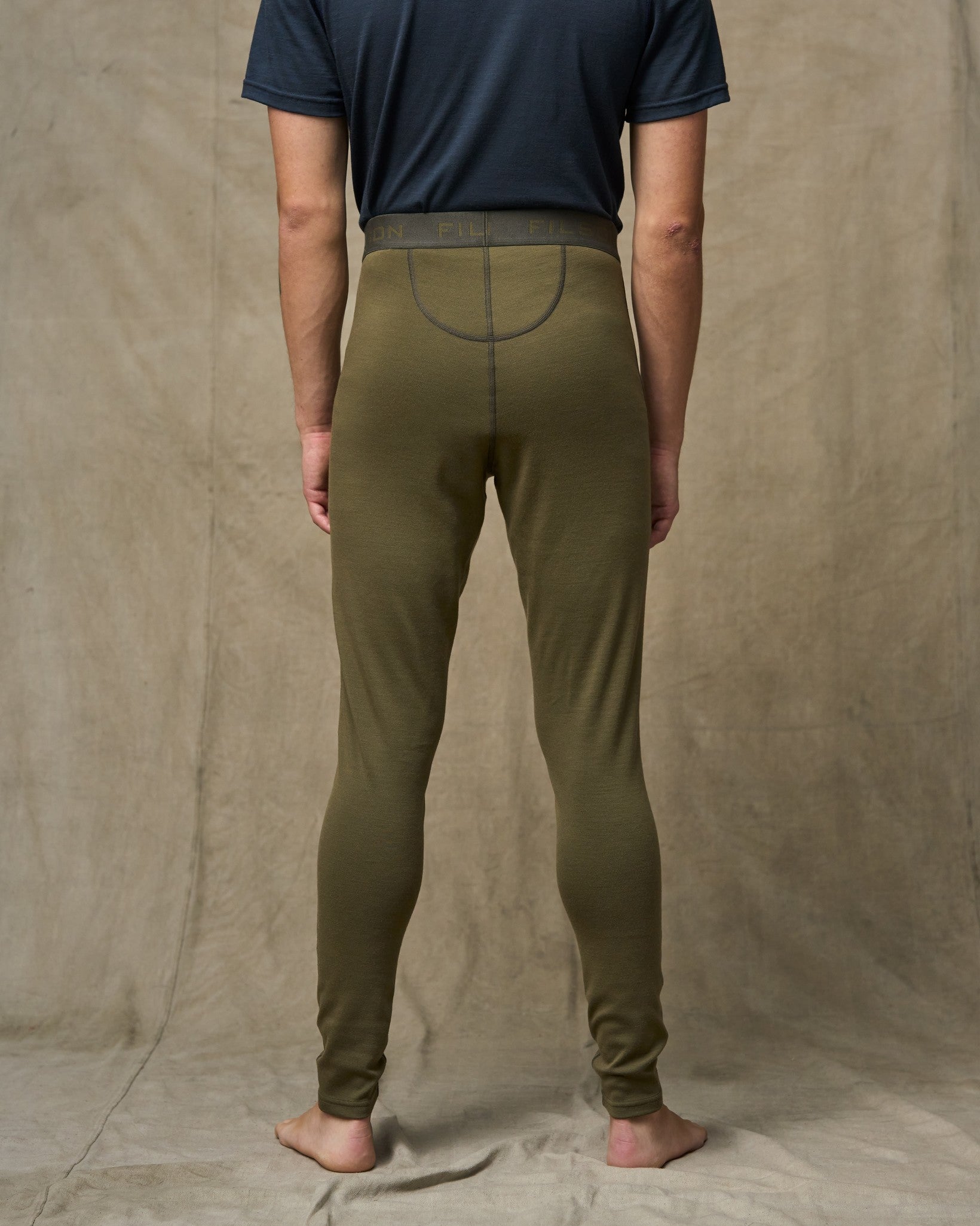 Alternative view of 400g Merino Wool Bottoms - Dark Olive