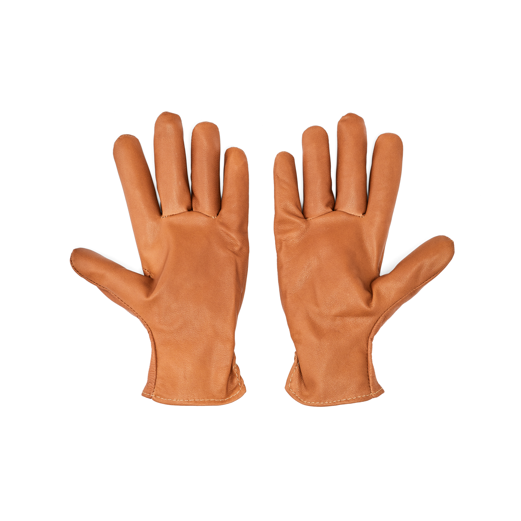 Alternative view of Original Goatskin Gloves - Saddle Brown