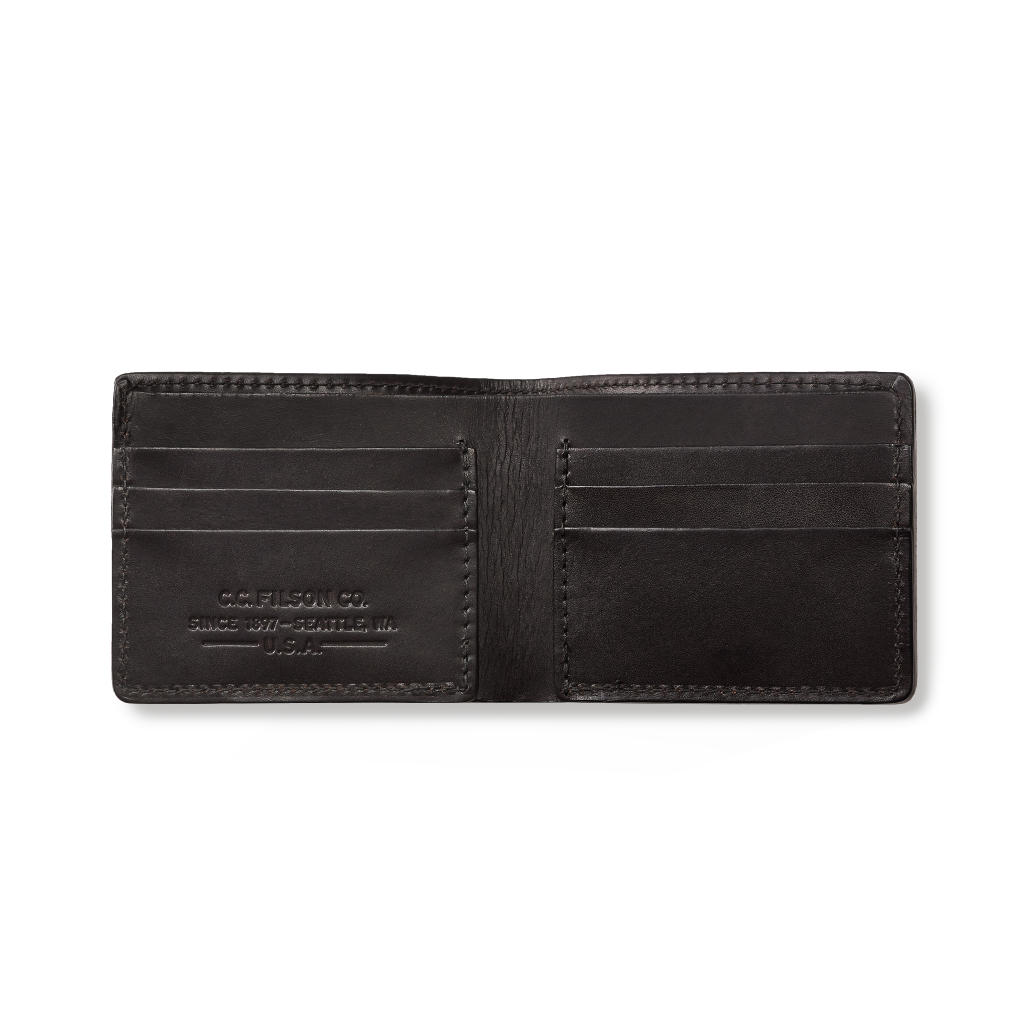 Alternative view of Bridle Leather Bi-fold Wallet - Brown Leather
