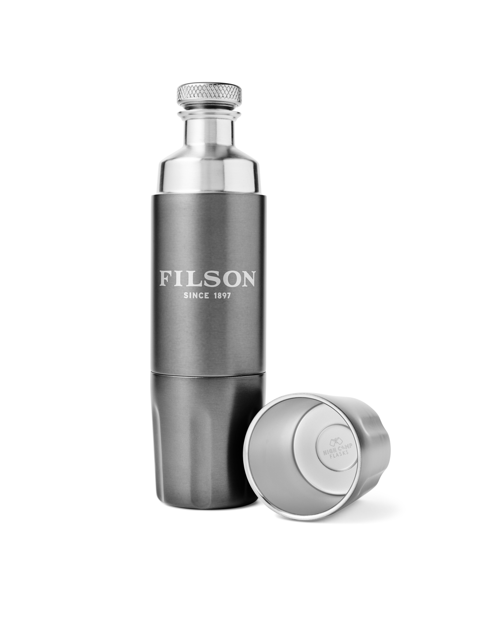 Alternative view of High Camp 750ml Firelight Flask - Gunmetal