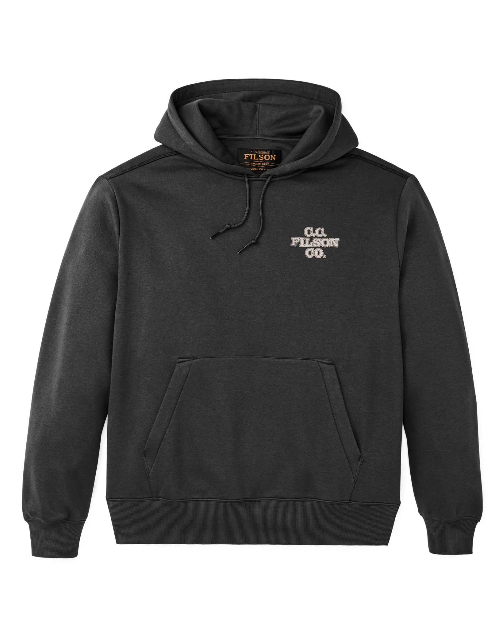 Alternative view of Ballard Graphic Hoodie - Faded Black