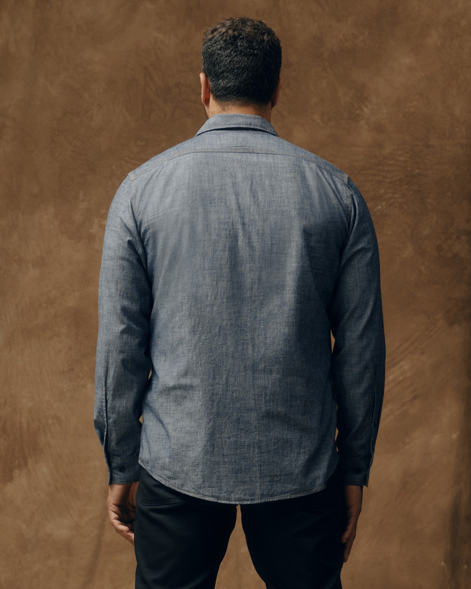 Alternative view of Chambray Cpo Shirt - Rinsed Indigo Chambray