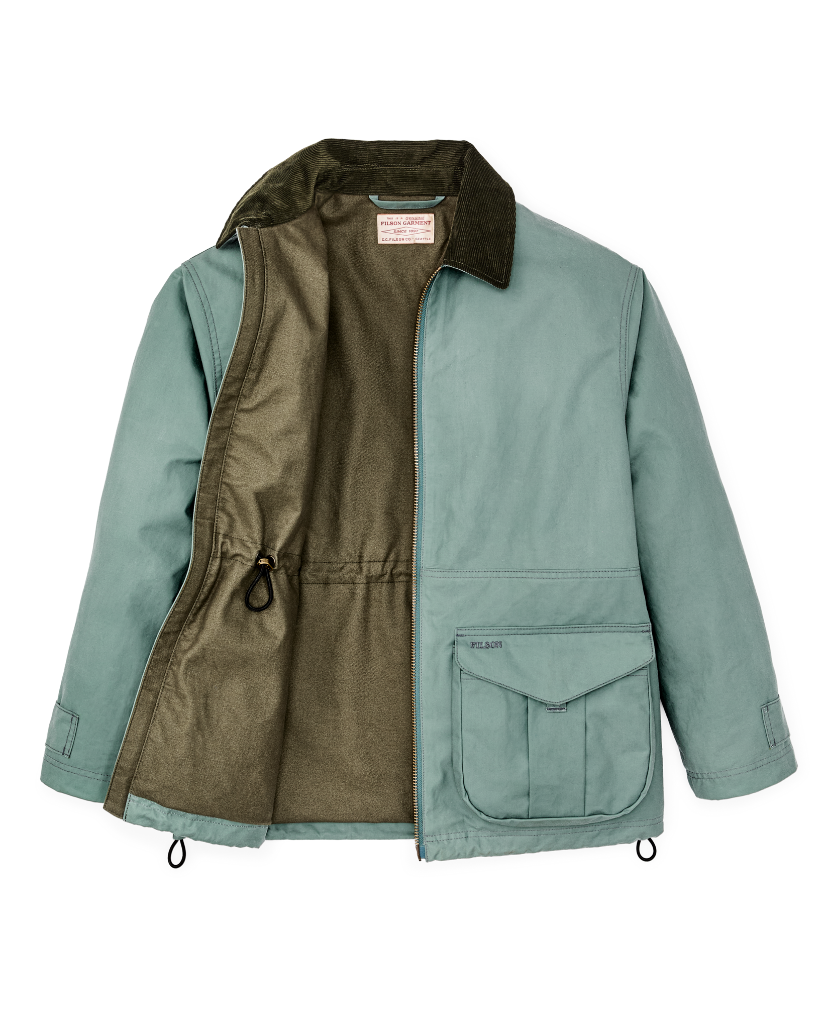 Alternative view of Women's Cover Cloth Raincoat - Balsam Green